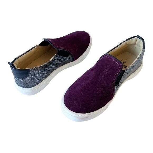 Marc Joseph Riverdale Kids Leather Made in Brazil Luxury Suede Slip on Sneaker - Picture 3 of 8